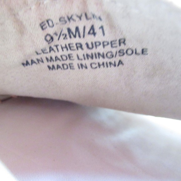 ED Ellen DeGeneres Valentines Wms Skylin Leather Open Toe Sandals Size 9.5. EUC - Picture 7 of 7